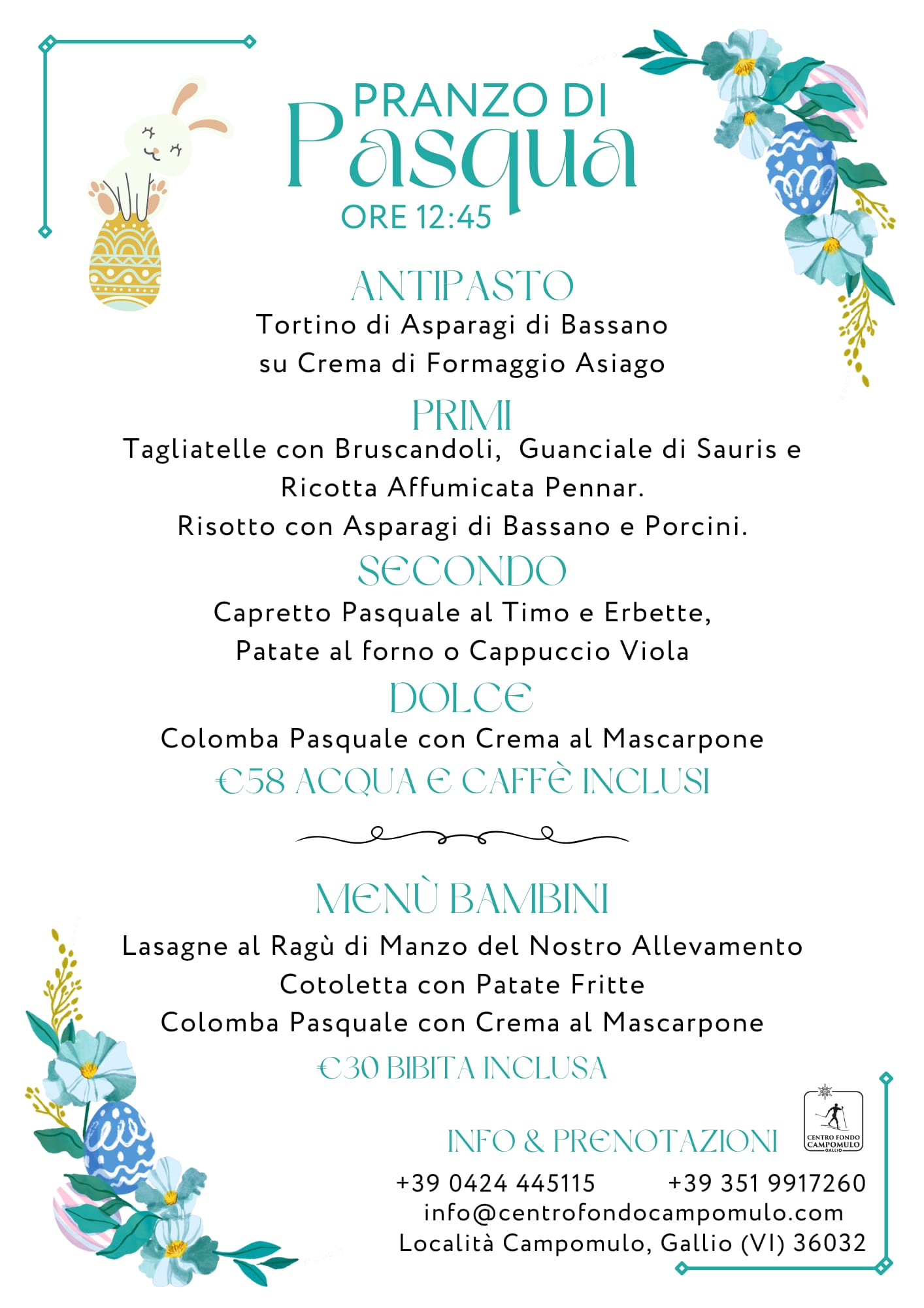pranzo di pasqua 2025 al rifugio campomulo w