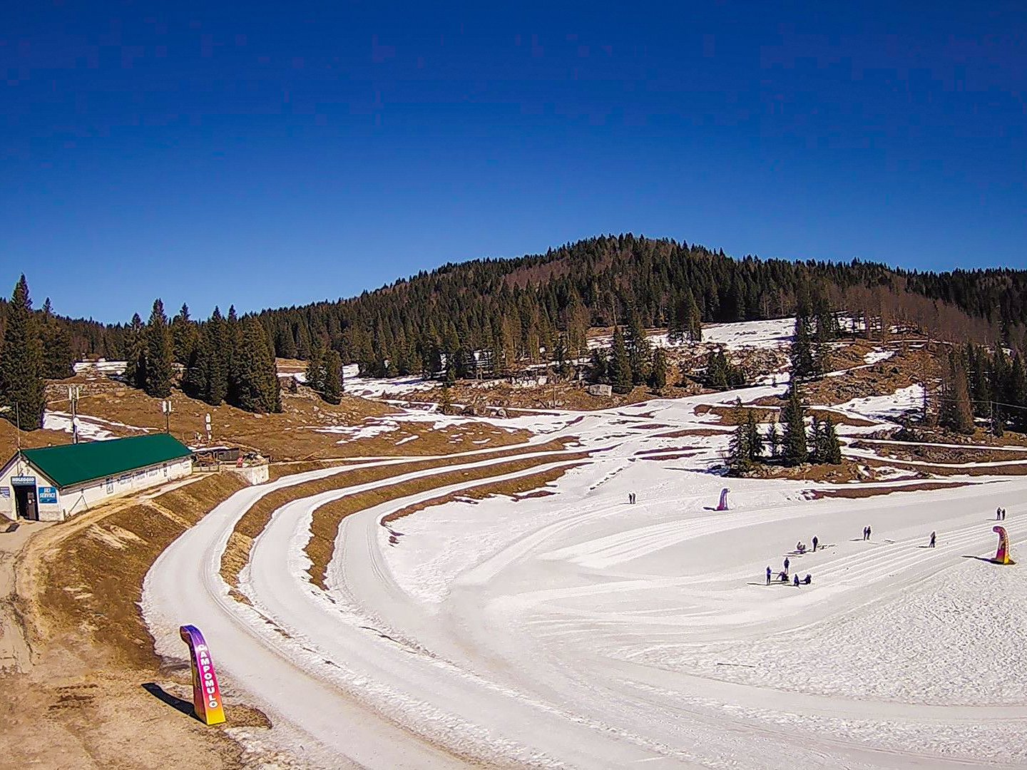 piste centro fondo campomulo a fine stagione w